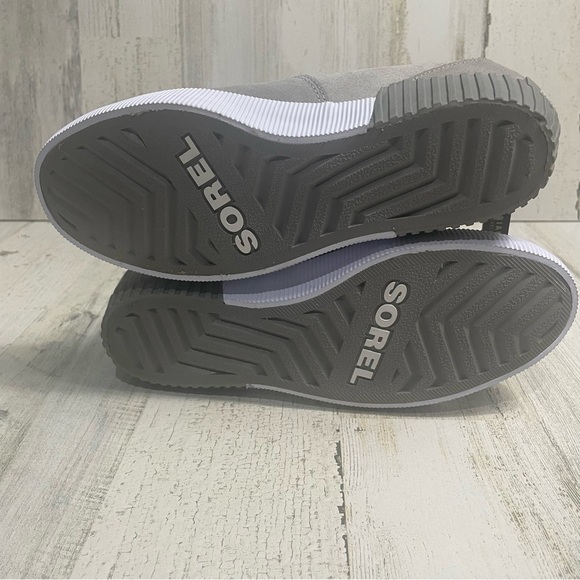 Sorel Out N About Wedge Slip On Bootie Chrome Gray White NWT size 8 - Picture 8 of 8
